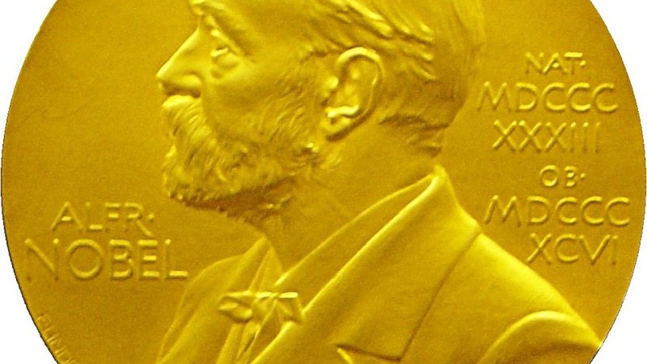 Nobelovu cenu za literaturu doprovz medaile s podobiznou zakladatele.