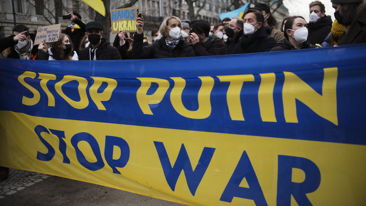 Ukrajina, Rusko, protest, Berlín