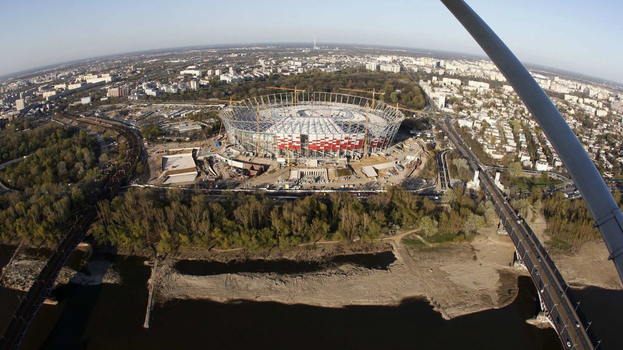 Polsko stavba stadionu na ME ve fotbale 2012