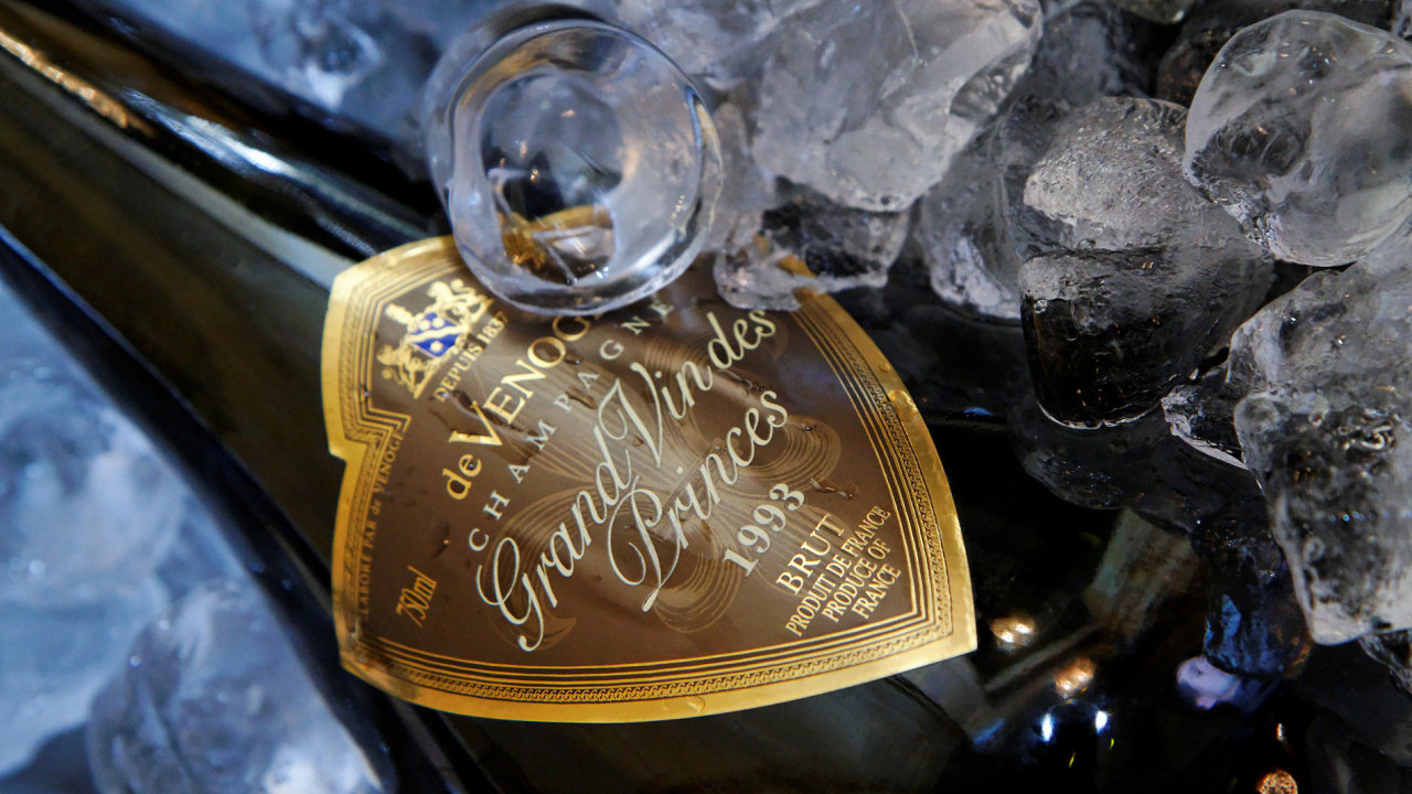 Champagne de Venoge Grand Vin des Princes Millésimé 1993.