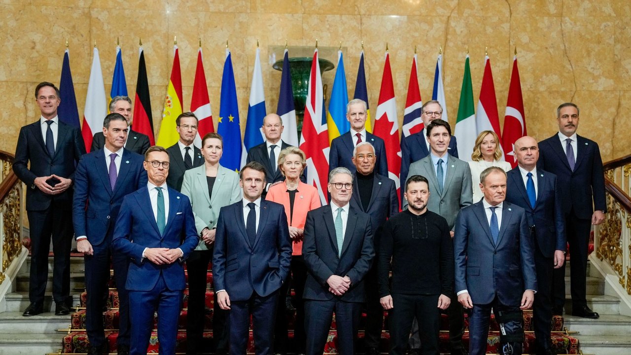 European leaders' summit to discuss European security and Ukraine, at Lancaster House in London, Britain, March 2, 2025.