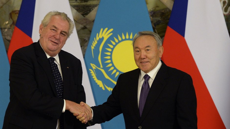 Prezident Miloš Zeman v Kazachstánu.
