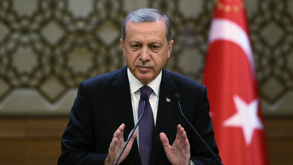 Tureck prezident Erdogan.