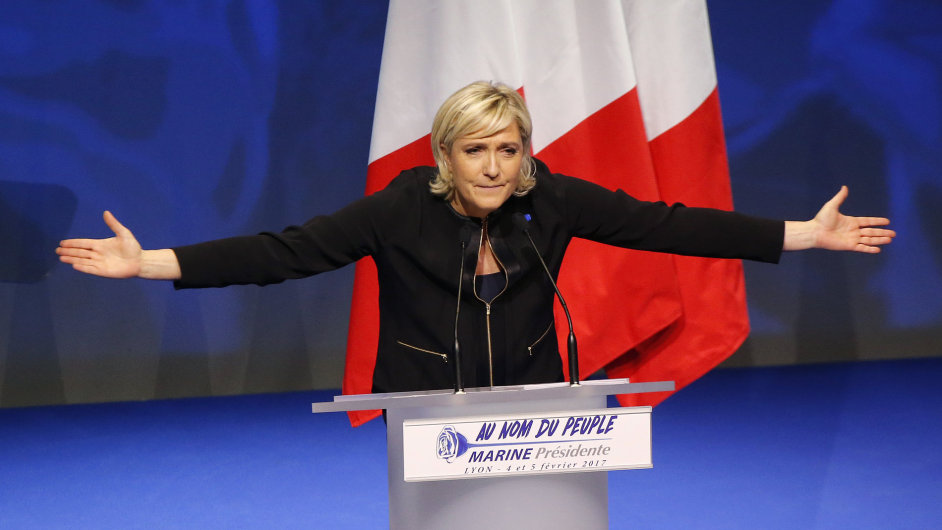 šéfka francouzské krajní pravice Marine Le Penová