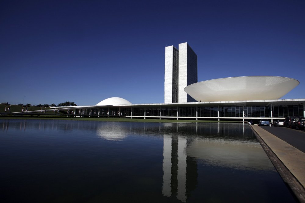 Dílo architekta Oscara Niemeyera. Národní kongres.