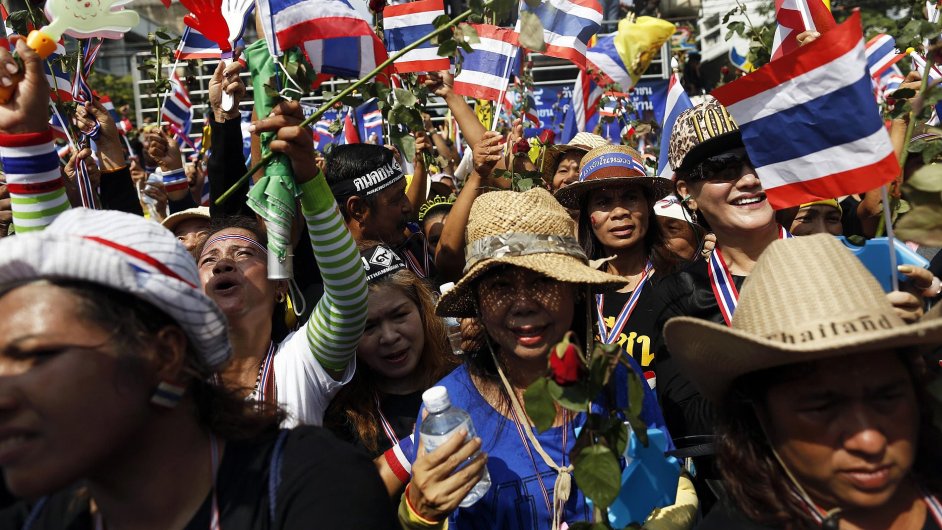 Protivldn protesty v Thajsku