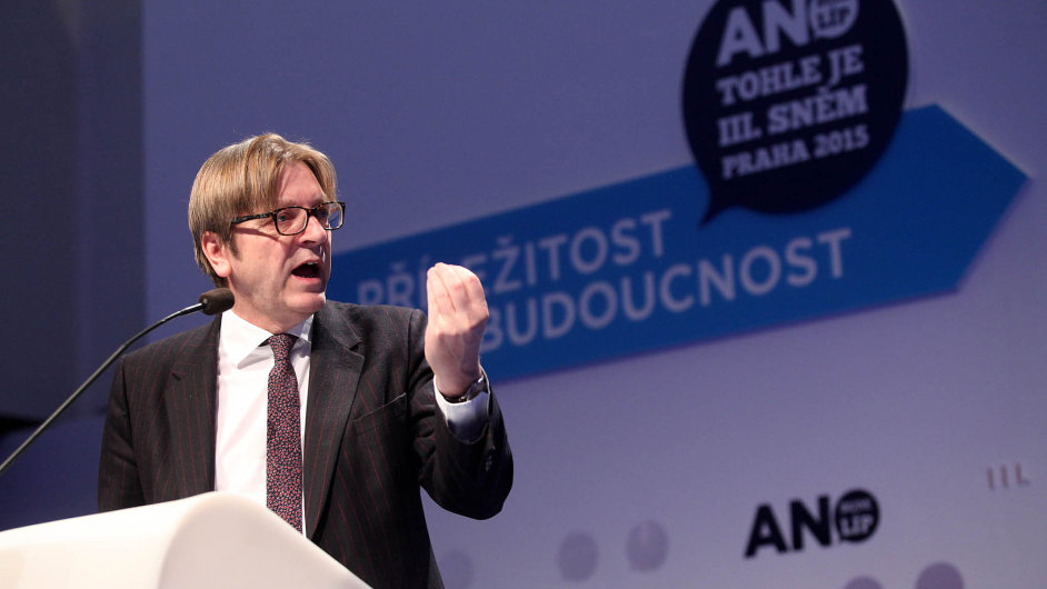Guy Verhofstadt, bval premir Belgie.