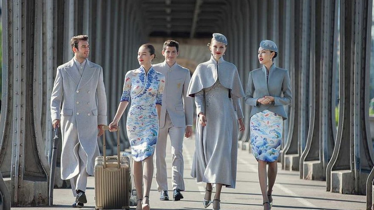 hainan airlines uniforms haute couture china 2