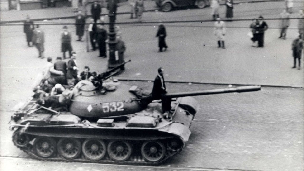 Tank T-54, Budapeš� 1956