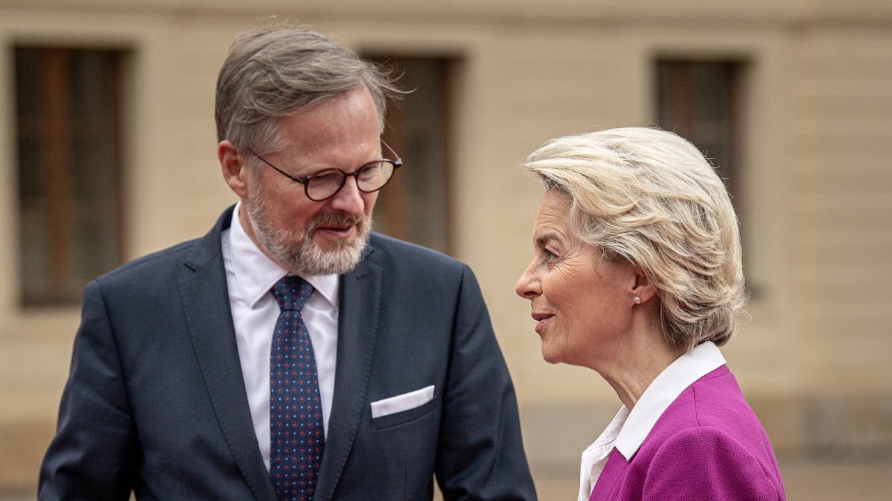 Ursula von der Leyen, EU, Petr Fiala