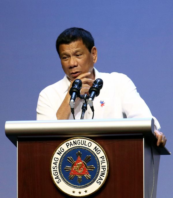 Rodrigo Duterte, prezident, Filip&iacute;ny