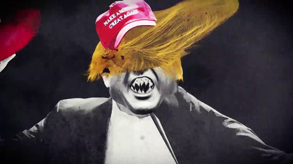 Ve videu Green Day se mihne postava podobn Donaldu Trumpovi.