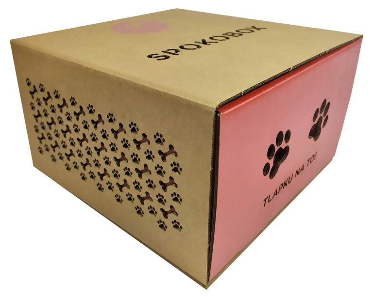 Exluzivn krabice Spokobox byla vyrobena pomoc technologi globlnho laserovho vseku a digitlnho tisku.