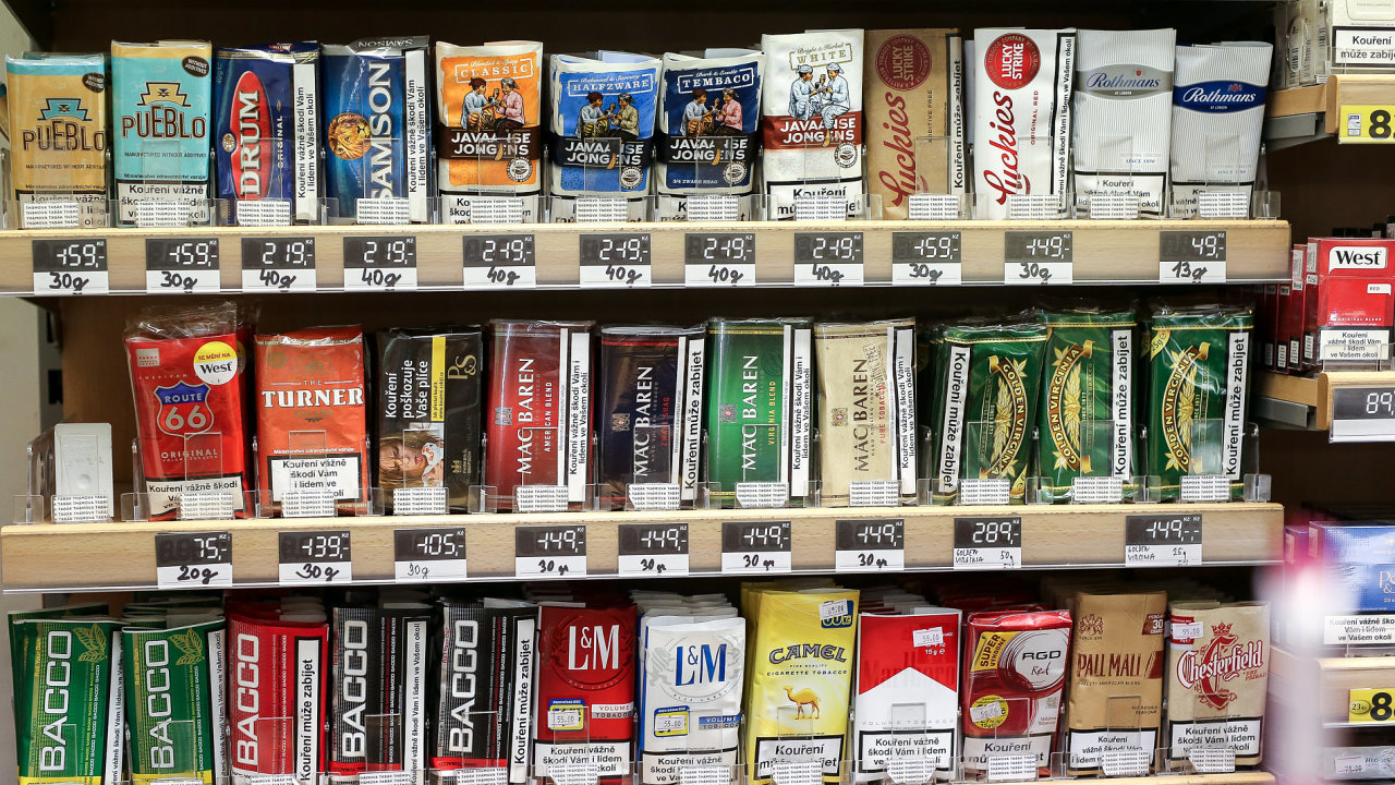 Tabákové výrobky zdražily meziroènì o 19,5 procenta.