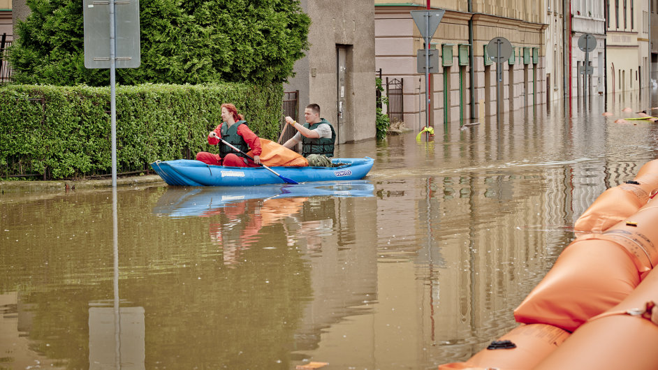 Povodn v Roudnici nad Labem