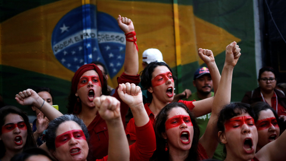 Brazlie Temer demonstrace