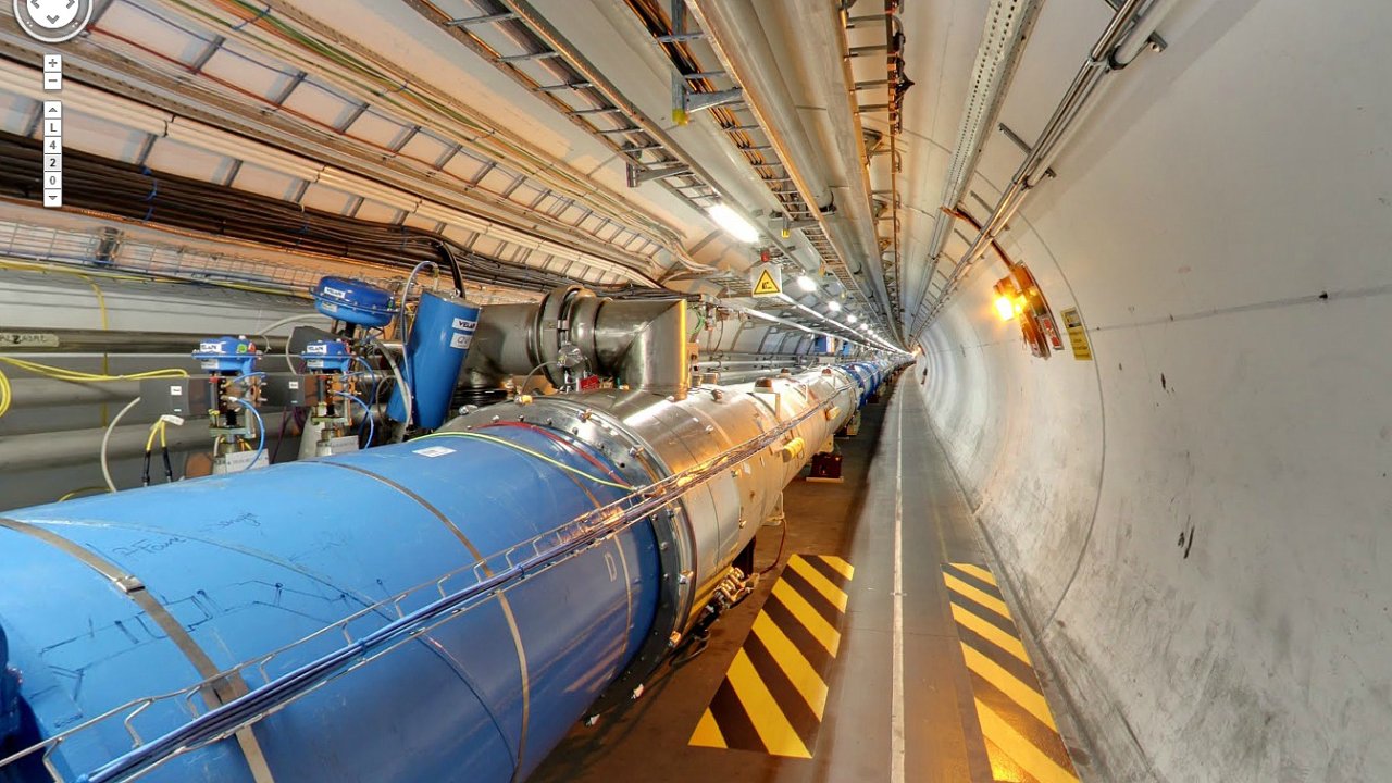 Tunel urychlovaèe èástic LHC v CERN