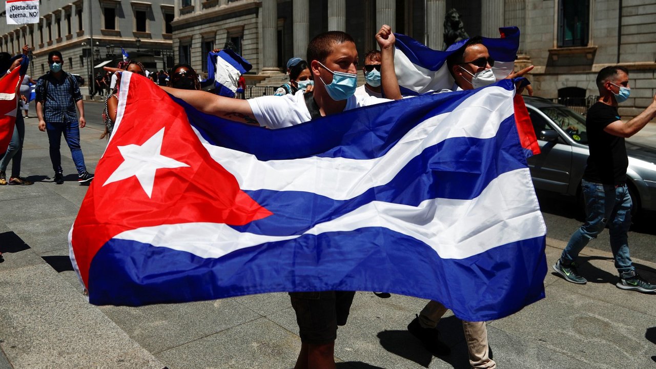 Kuba, vláda, protest