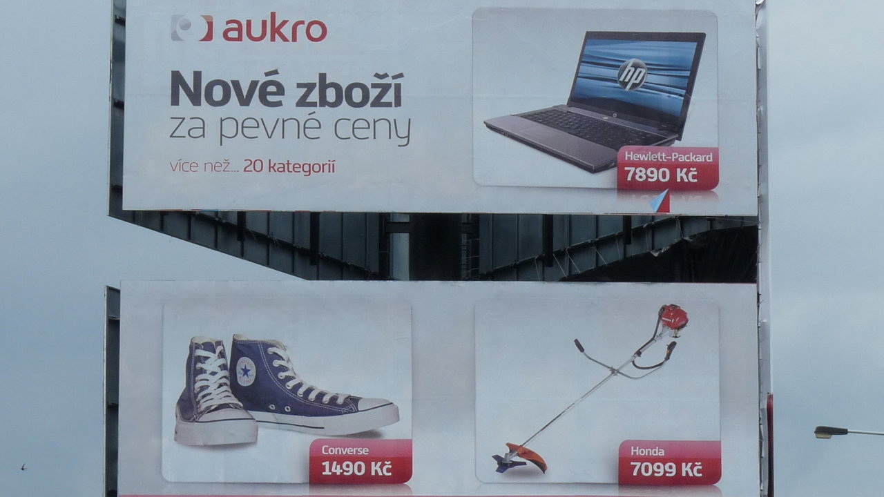 Ilustran foto - Reklama na aukn server Aukro
