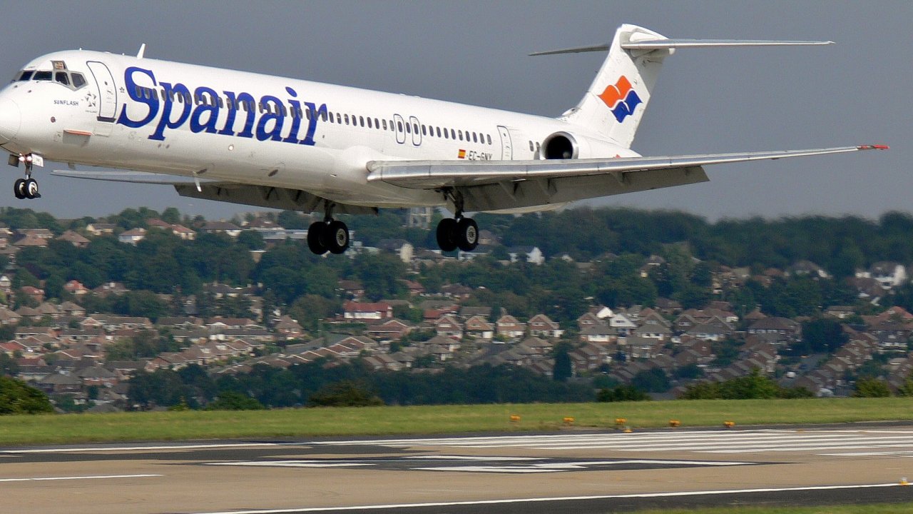 Letadlo Spanair, ilustran foto