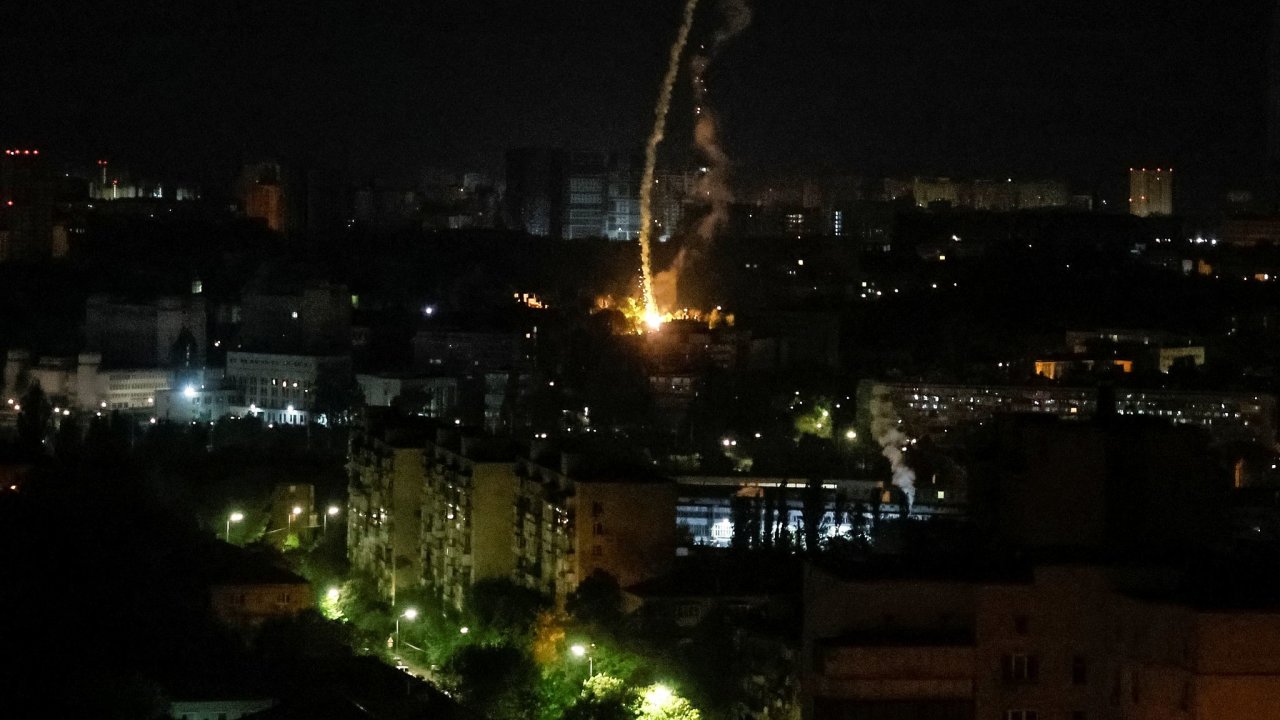 Bombardování Kyjeva z poloviny kvìtna