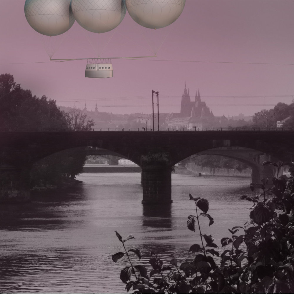 Anastomosis - propojené město Martin Stoss, Vzdušný přívoz, dům most