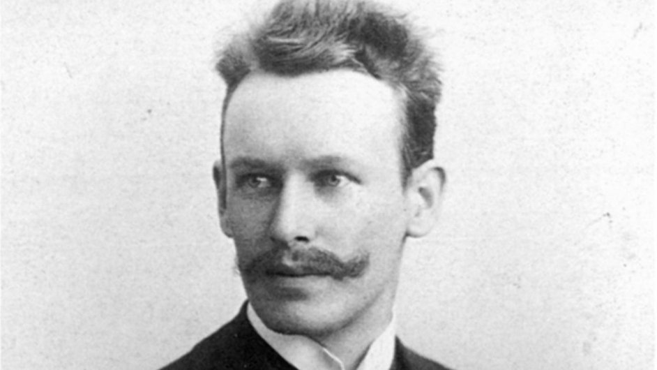 Nmeck bsnk Christian Morgenstern na daguerrotypii z roku 1895.