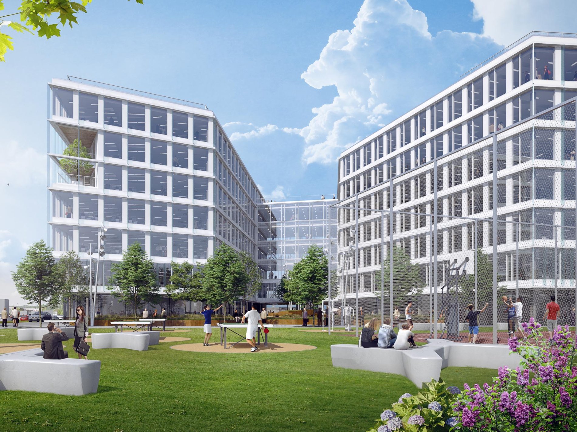 Visionary je jedinou kancelářskou budovou, která se momentálně staví v Praze - Holešovicích. (Vizualizace: Skanska Property) jarvis_5964d796498eda17d0ad1503.jpeg