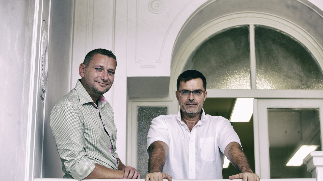 Pavel Sodomka (vpravo) zakldal esk vyhledva Atlas a nyn podnik s Janem Johnem v oblasti internetu vc.