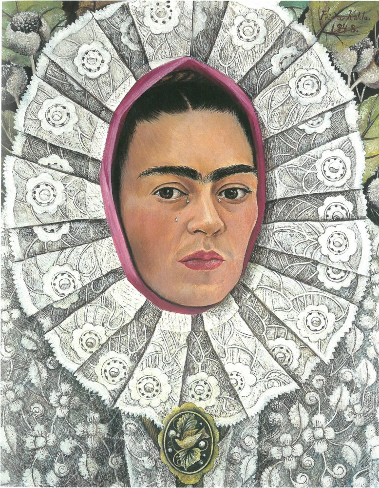 Autoportrét Fridy Kahlo z roku 1948