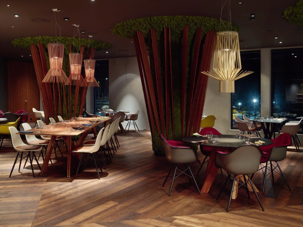 Interiér restaurace Signature