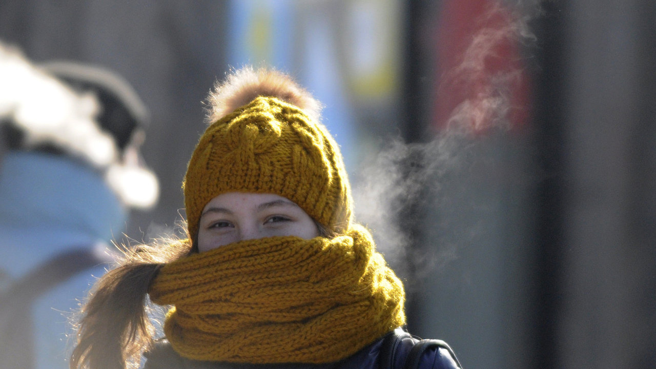 Ukrajinka se zakrv ped mrazem v Kyjev