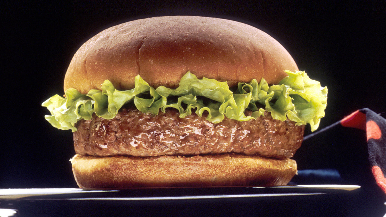 Hamburger. Ilustran foto