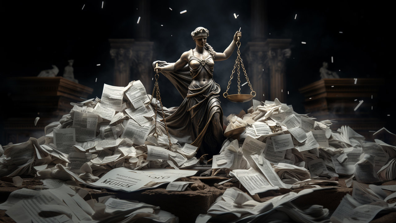 soudy (justice) jsou zahlcené papírováním
