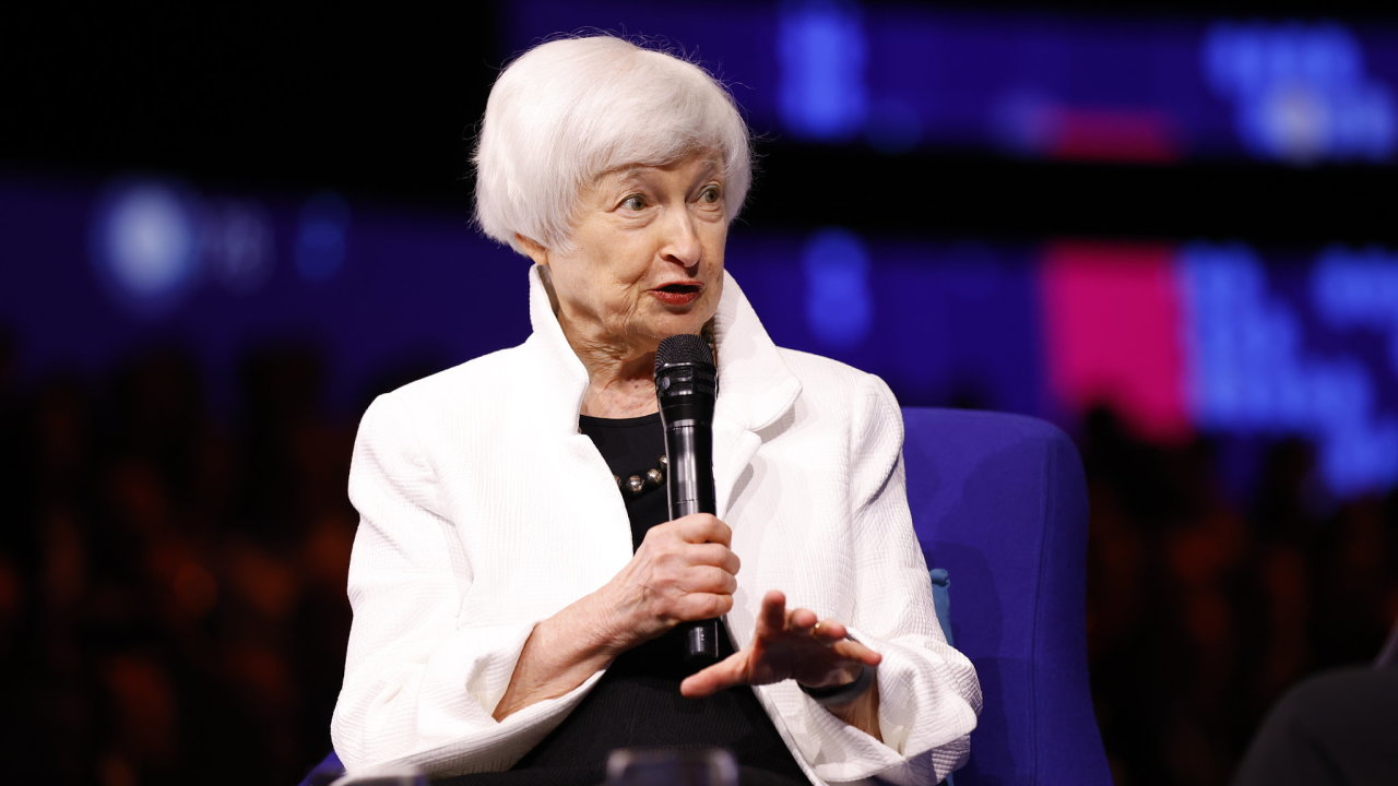 N�kdej�� ��fka Fedu a b�val� ministryn� financ� USA Janet Yellenov� na...