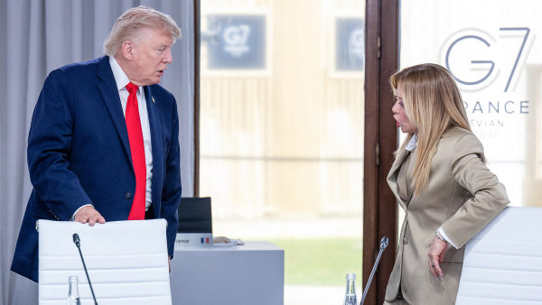 Donald Trump, Giorgia Meloni, G7 summit