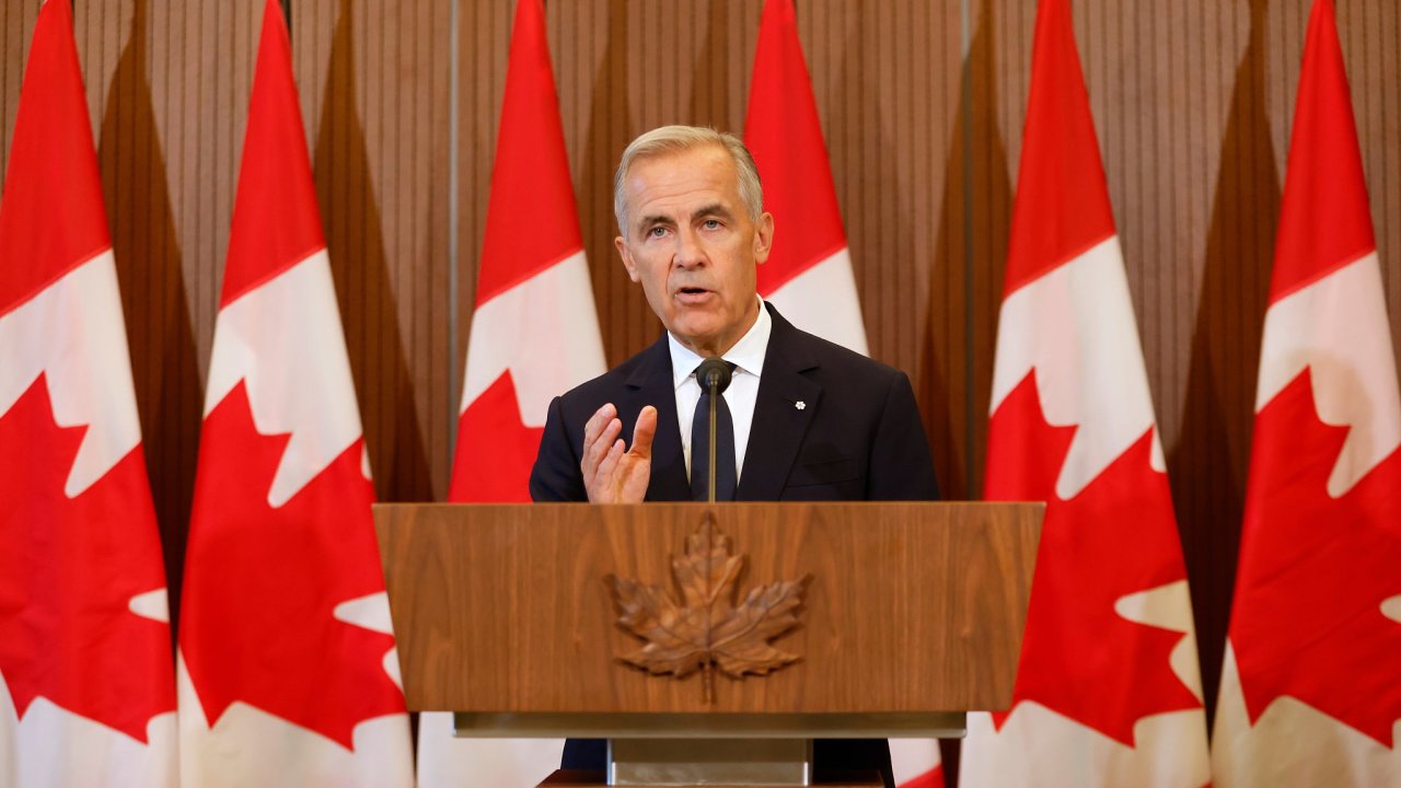 Kanadsk� premi�r Mark Carney.