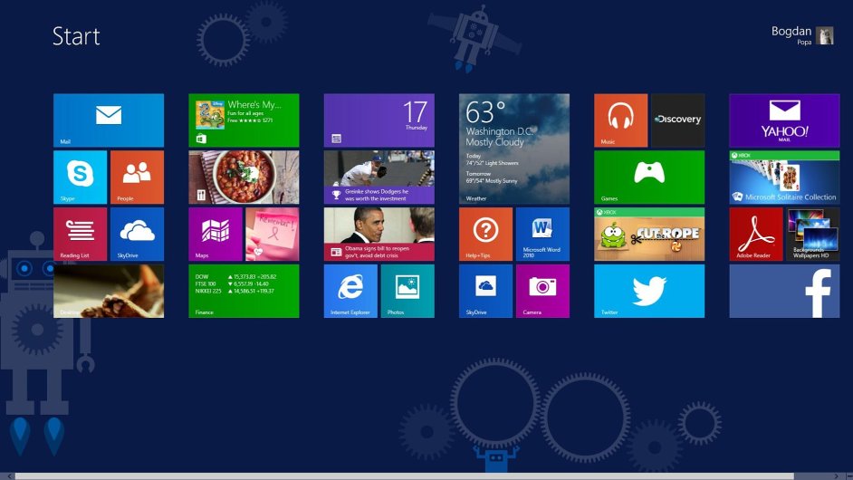 Levn PC s Windows 8.1 maj vrazn podrait - Ilustran foto.