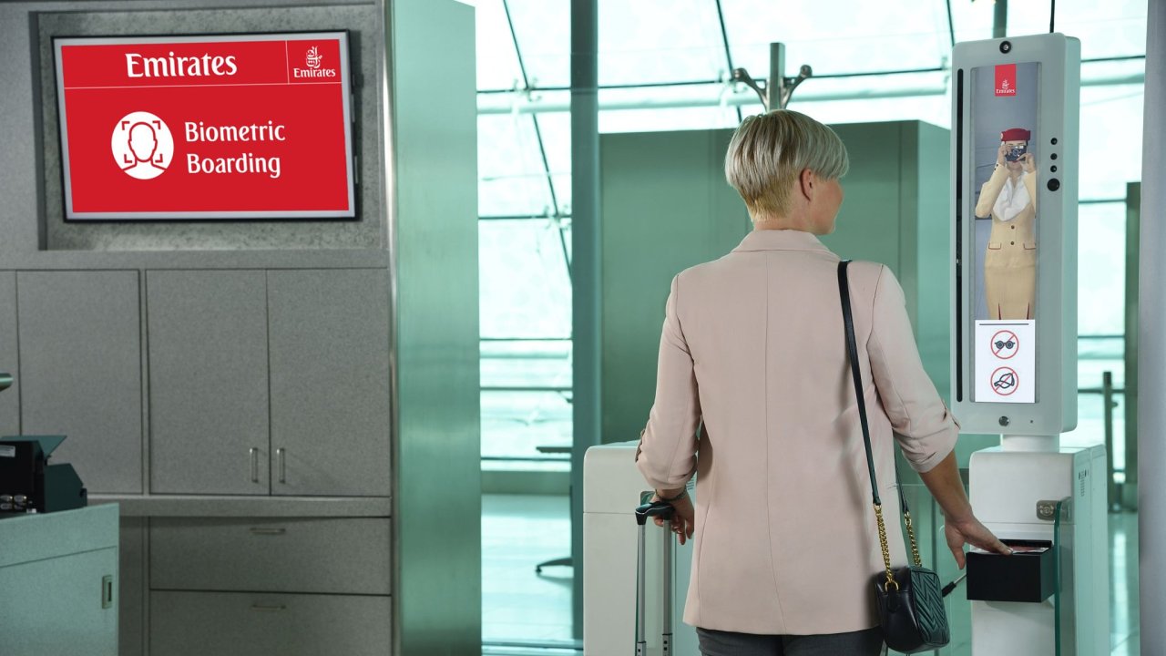 Emirates - biometric boarding