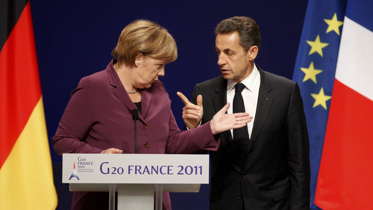 Merkelov a Sarkozy po jednn s Papandreem