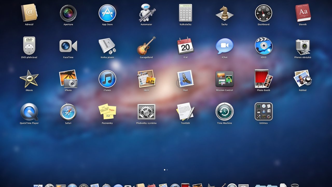 Mac OS X 10.7 v etin