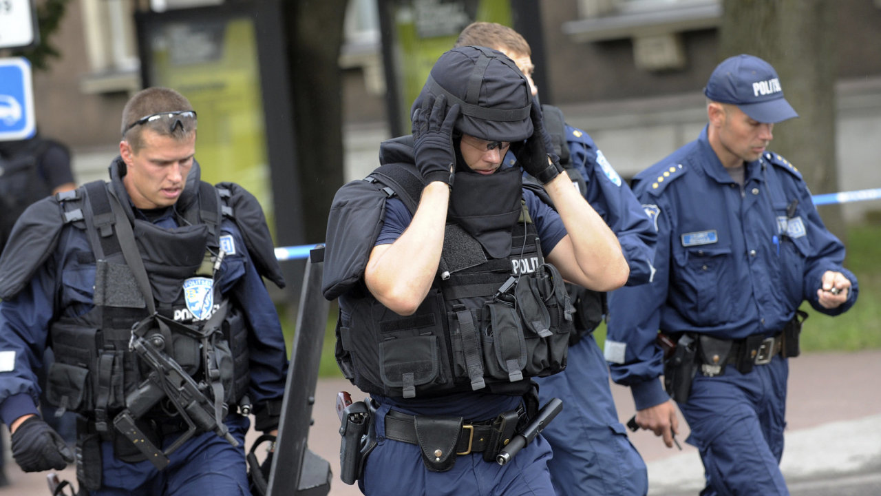Zásah estonské policie na ministerstvu obrany
