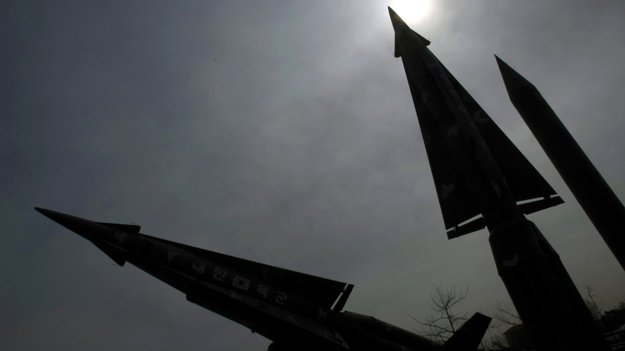 Severokorejsk rakety Scud-B v soulskm muzeu
