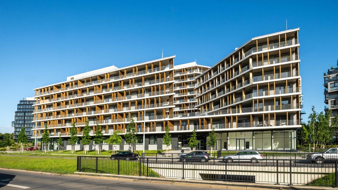 Rezidence Delta Hagibor spole�nosti Invesco Real Estate v Praze nab�z� 164 n�jemn�ch byt�.