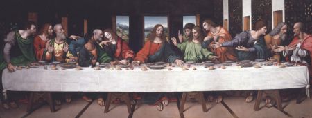 Dobovou kopii Leonardovy Posledn veee v pomru jedna k jedn brzy po dokonen originlu namaloval jeho k Giampietrino