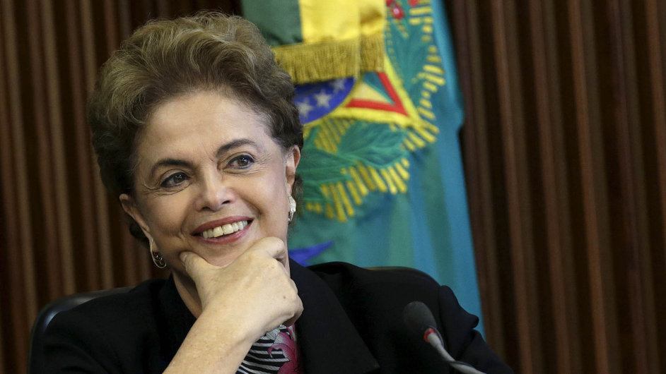 Brazilsk prezidentka Dilma Rousseffov m problmy.