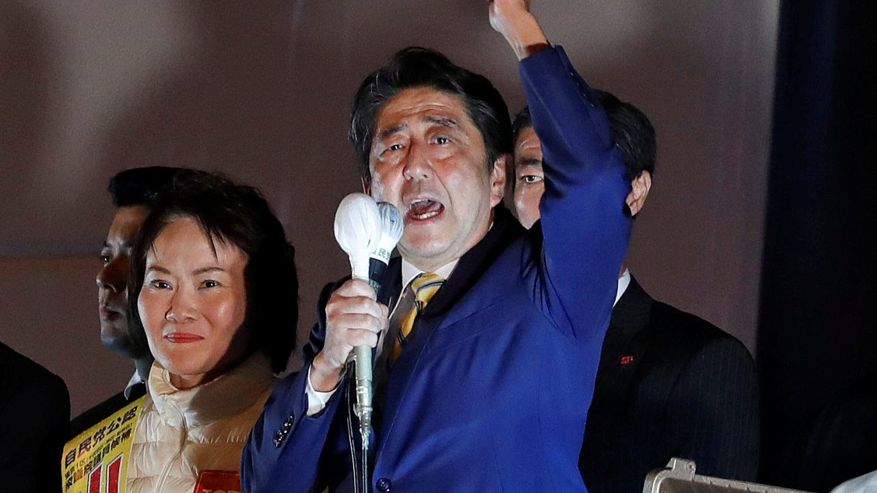 Japonsk premir inz Abe.