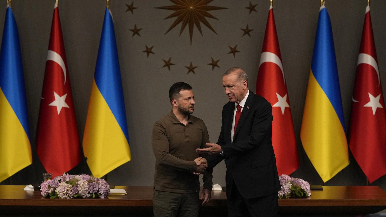 Volodymyr Zelenskyj, Recep Tayyip Erdogan, Turecko, Ukrajina