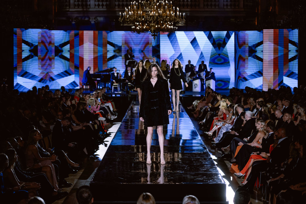 Momentka z českého a slovenského finále Schwarzkopf Elite Model Look