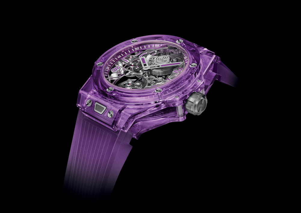 Hublot Big Bang Tourbillon Automatic Purple Sapphire, 220 000 dolarů